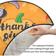 thumbnail image 3 of Thanksgiving Turkey Christmas Tree Mats Waterproof Tree Skirt, Cartoon Bird Xmas Tree Stand Tray Mat Floor Protector Pad for Holiday Party Decoration, 28.3", 3 of 6