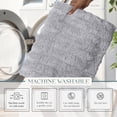 thumbnail image 6 of Home Weavers Essence Microfiber Bath Rug, 17" x 24", Gray, 6 of 9