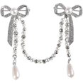 thumbnail image 1 of Broche Con borlas KAIYANG 1 pieza para bufanda jersey clip cuello de camisa mujer plata, 1 of 5