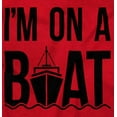 thumbnail image 2 of Funny I'm On a Boat Fishing Joke Unisex Plus Size Zip Hoodie Brisco Brands 4X, 2 of 6