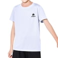 thumbnail image 2 of Mifsaly Boys Girls Mesh Athletic T-Shirts Quick-Dry Crewneck Short Sleeve Running Tops Kids Youth Comfortable Breathable Training Workout Shirts, 2 of 5