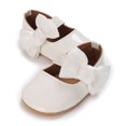 thumbnail image 2 of nvzhuang Baby Girls Moccasinss Bowknot Decor Soft Sole Flats Shoes  Non-Slip Summer Princess Shoes, 2 of 8