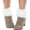 White, variant on Womens Fur Trim Boot Cuff Top Cover Leg Warmers