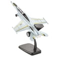 thumbnail image 3 of TISHITA 1/100 F18 Fighter Model Aircraft Model Tabletop Decor for Living Room light blue, 3 of 8