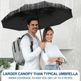 thumbnail image 7 of GPED Strongest Windproof Travel Umbrella, Compact Premium Auto Folding Umbrella for Rain and Sun,Durable, Light and Portable for Women and Men, Fits Car & Backpack, 7 of 7