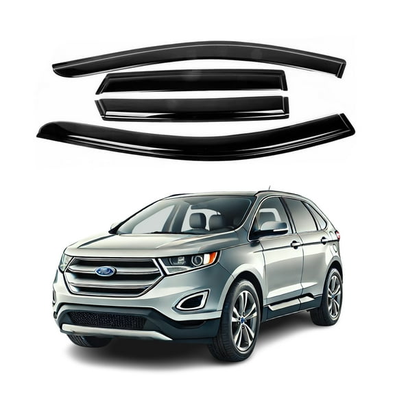 Fits Ford edge 07-14 Acrylic Window Visor Sun Rain Deflector Guard