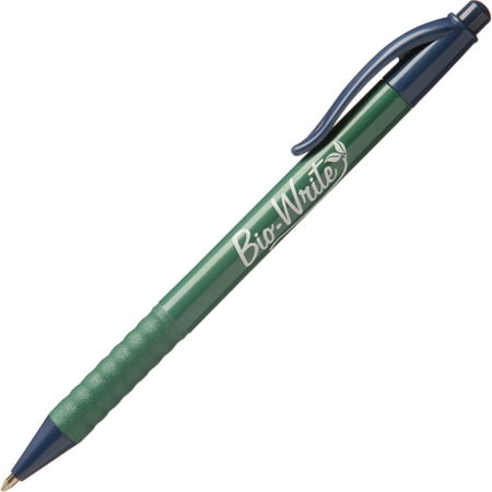 UPC: 0071503285072 | skilcraft NSN5789301 Bio-Write Medium Point Retractable Ball Point Pen – Blue