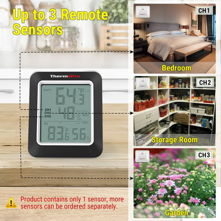 Digital Thermometer / Hygrometer (Indoor - Outdoor) 