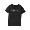 thumbnail image 4 of Camiseta para mujer con cuello redondo, ropa de calle, ajuste regular, camiseta básica de manga corta para deportes de oficina XL, 4 of 8