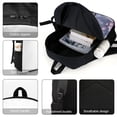 thumbnail image 4 of Blue Birds in Cherry Blossoms 3D Print 17in adolescent backpack Bags Laptop, 4 of 5