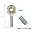 thumbnail image 2 of Unique Bargains 2 Packs SI6T/K 6mm Rod End Bearing M6x1.0 Female Right Hand Thread, Cast Iron Rod End Joints with Jam Nut, 2 of 4