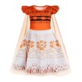 thumbnail image 1 of Vestido de Princesa WonderBabe para Niñas con Capa Cumpleaños Talla 9-10, 1 of 6