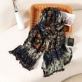 thumbnail image 5 of Chal de pashmina de algodón de marca de lujo para otoño, bufandas cálidas para mujer, diseño estampado, pañuelo de playa, estolas, bufanda 2023, 5 of 5