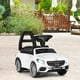 Gymax Licensed Mercedes Benz Kids Ride On Push Car Sliding Scooter w/Light&Music Blanc – image 4 sur 10