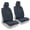 Gray - 2PC, variant on BDK UltraFit Waterpoof Car Seat Towel Cover, Black Trim – Washable Sweat Seat Protector, Ideal for Gym Swimming Surfing Running Crossfit, Fits Most Auto Truck Van and SUV