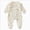 Newborn Sleep & Play One-Piece Bodysuit A65-Beige, variant on Newborn Newborn Bodysuit Bear Face Print Long Sleeve Romper with Button Side Snap Crawling Clothes Newborn Sleep & Play One-Piece Bodysuit