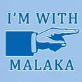 thumbnail image 3 of CafePress - I'm With Malaka, T Shirt - Men's Classic Graphic T-Shirt, 3 of 4