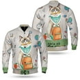 thumbnail image 3 of Hardworking Ragdoll Ready Back to School New Year Classes All Over Print 3D Baseball Jacket Cat Lover Kitten Owner Gifts Idea Bomber Jacket Softball - 12011, 3 of 6