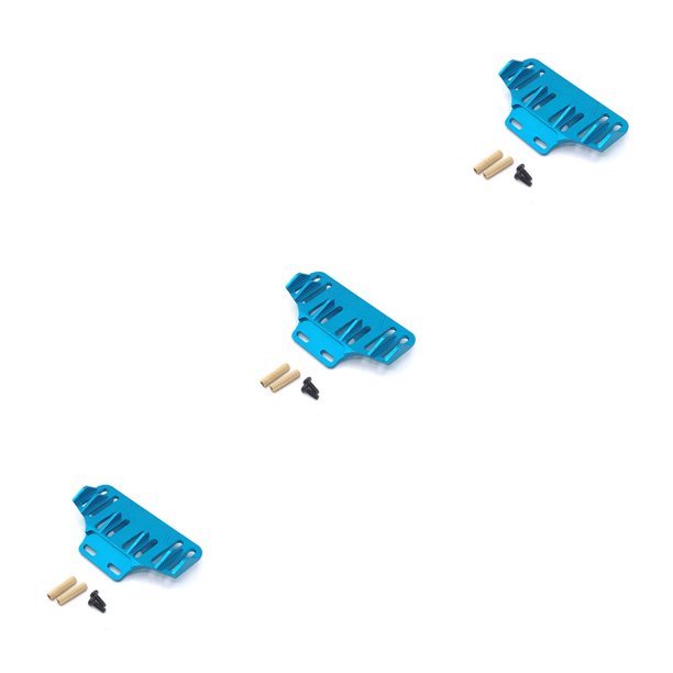 Bewildely 1/28 RC coches parachoques trasero modificación anticolisión repuestos parachoques reparación reemplazo para WLtoys K969 K979 K989 K999 azul Type1 NO1 Bewildely CBP206177