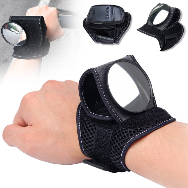 Bicycle Rear View Mirror, Adjustable Bicycle Mirror Wrist Band Back Eye Mountain Road Riding Cycling Gear
