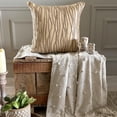 thumbnail image 2 of Throw Pillow Covers, 22x22 inch (55x55 cm) Pillow Case, Beige Decorative Pillow Cover, Jute Cord Throw Pillow Cover, Art Silk Square Throw Pillow Cover, Contemporary - Jute Cords, 2 of 10
