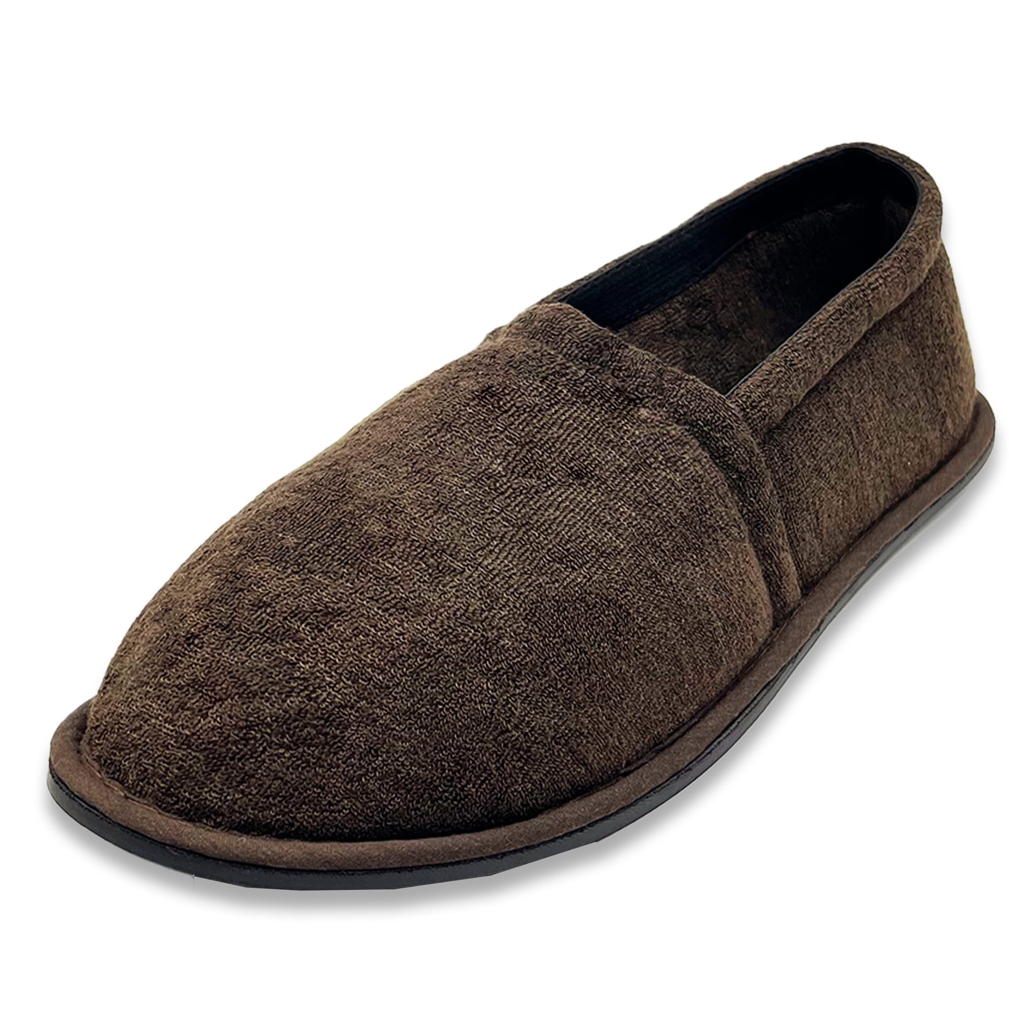 SLM Men's Terry House Slippers Slip On Shoes - Walmart.com