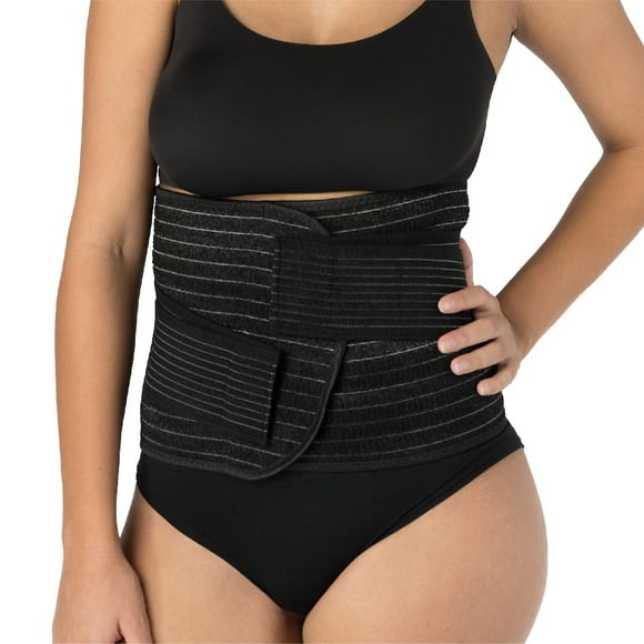 UpSpring Shrinkx Enveloppe Post-Partum Charbon de Bois, Bande Post-Partum Ajustable pour Soutenir le Ventre, Lisse après Bébé (Gris Charbon, Grand/x-Grand)