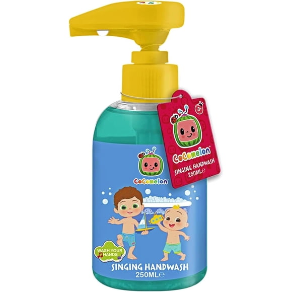 CoComelon Singing Handwash for Kids – 250ml, Fun Musical Soap with Wash Your Hands Song