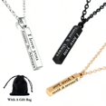thumbnail image 3 of Forever And Always Necklaces For Couples His Her Stainless Steel Cute Heart Engraved Lettering Promise Relationship Matching Couples Necklace Rings Valentine Day Gift, 3 of 4
