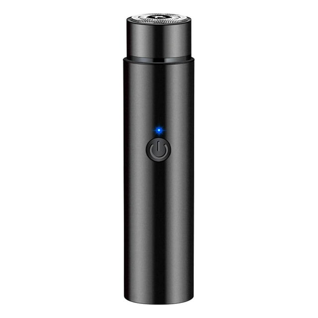 Tondeuse à Barbe Électrique Tondeuse Électrique Mini Tondeuse Électrique Tondeuse à Barbe Électrique Mini USB Rechargeable Portable Tondeuse à Barbe Électrique pour Hommes Femmes Noir