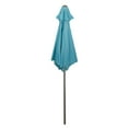 thumbnail image 4 of Northlight Parasol de Marché Extérieur 6,5 Pieds avec Manivelle - Bleu Turquoise, 4 of 5