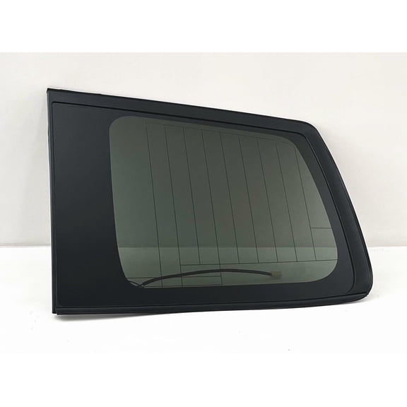Tempered w/ Antenna Driver Left Side Quarter Window Quarter Glass Compatible with Toyota Highlander 2008-2010 Models