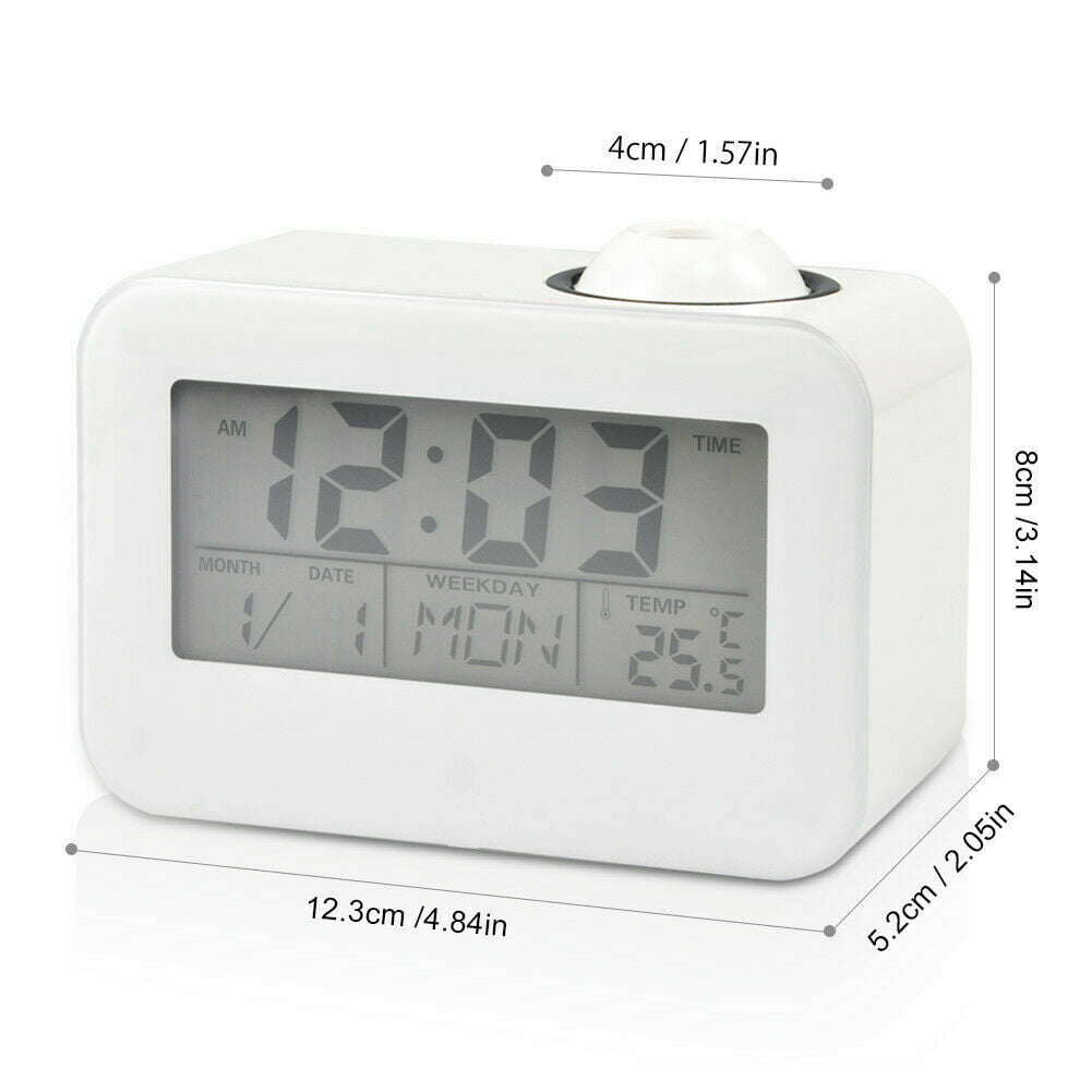 Digital Alarm Clock With Voice Temperature Date Display Ceiling ...