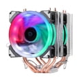 thumbnail image 3 of Ventilador Enfriador de CPU Soledad Radiador 12V Colorido RGB LED Doble Torre para LGA775/1150/1151/1155/1156/1366 FM2/AM4/FM1, 3 of 6