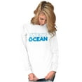 thumbnail image 3 of Save Ocean Earth Day Climate Change Plus Size Long Sleeve Graphic Tee Shirt Brisco Brands 2X, 3 of 5