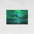 thumbnail image 3 of Luxe Metal Art 'Aurora Borealis Over Ocean' by Luxe Portfolio, Metal Wall Art, 36"x24", 3 of 9