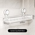 thumbnail image 1 of Estante de almacenamiento de Gel de ducha para baño con ventosa, sin perforar, estante para fregadero, estante de almacenamiento de cosméticos montado en la pared para baño, 1 of 4