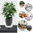 thumbnail image 3 of Miangastore 1pc Resin Flowerpot Tray Creative Gardening Pot Tray Flowerpot Plate For Garden Random Grid-pattern Base, 3 of 8