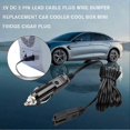 thumbnail image 4 of Dc 12v Lead Cable Plug Wire 2pin Charger For Car Cooler Cool Box Mini Fridge, 4 of 5