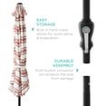 thumbnail image 6 of Best Choice Products 10ft Outdoor Steel Market Patio Umbrella w/ Crank, Tilt Push Button, 6 Ribs - Striped Rust, 6 of 7