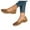Brown, variant on Oyedens Slip On Loafers Dress Shoes For Women Casual Wide Width Comfort Slip-On Wedge Ballet Flats Dressy Walking Shoes