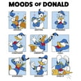 thumbnail image 2 of Men's Mickey & Friends Moods of Donald Duck  Graphic Tee White Small, 2 of 5