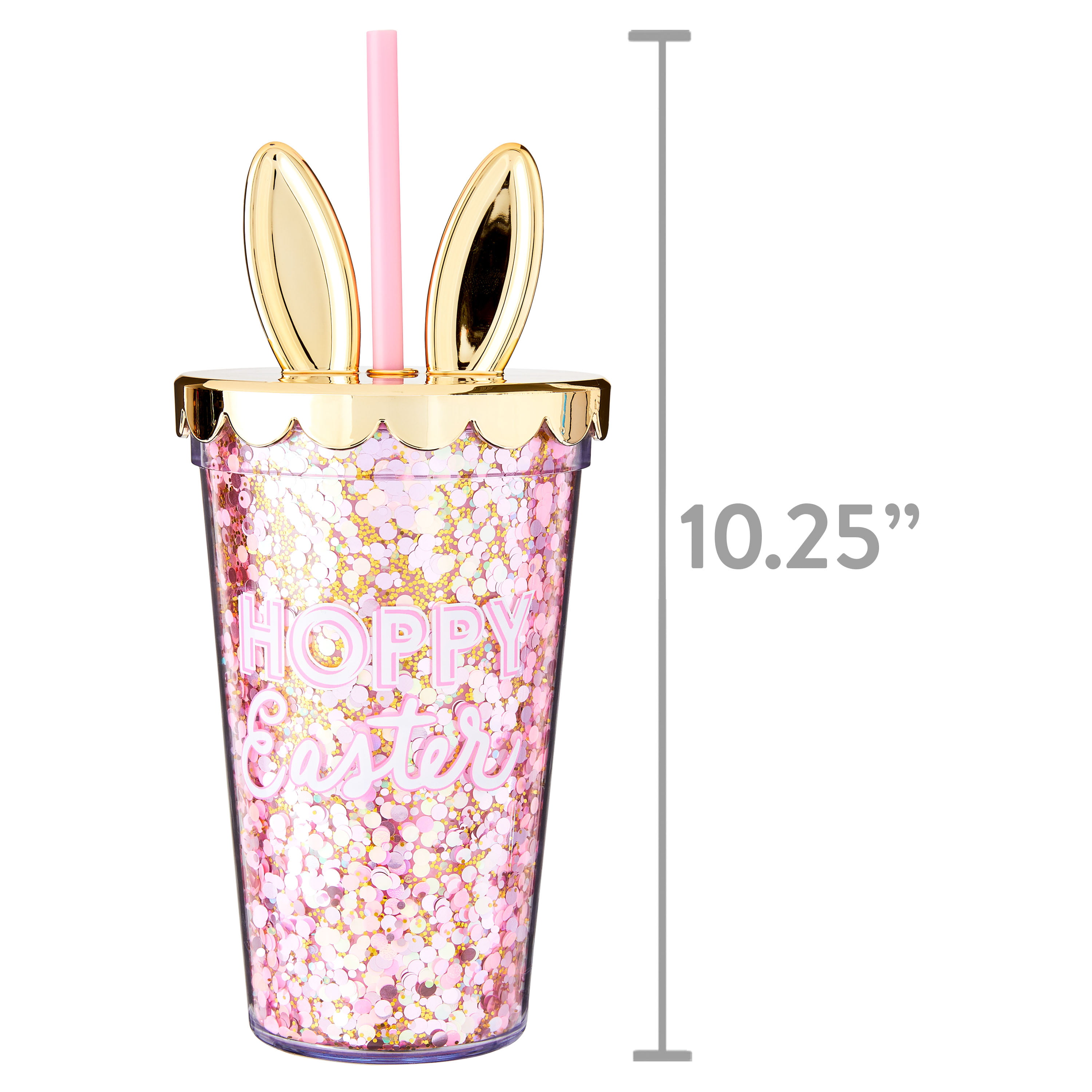 The Straw Bunny Lid Rose Print
