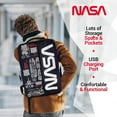 thumbnail image 2 of NASA Laptop Backpack For Women And Men - 15 Inch Laptop Bag With USB Port & Elegant Design - Waterproof Backpack With Adjustable Straps (White), 2 of 7