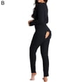 thumbnail image 1 of Mono sexy con recorte de Navidad para mujer, pijama funcional con solapa y botones para adultos, mono de salón con diseño de botones para Club, 1 of 4