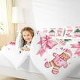 thumbnail image 4 of Castle Fairy 2-Piece Twin Size Comforter Set, Bow Gingerbread and Deer Christmas Print, 4 of 8