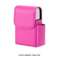 thumbnail image 4 of Inteprter Pitillera multiusos de PU para tarjetas de visita y cigarrillos, buenos regalos prácticos y prácticos Almacenamiento y organización del hogar rosa lichi, 4 of 6