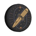 thumbnail image 1 of XMXY Retro Dagger Boho Symbol Spare Tire Cover, Universal Waterproof Cover for Jeep RV Tire Wheel Protection, 17 inch, 1 of 8