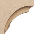 thumbnail image 3 of 11"W x 11"D x 11"H Wide Rivera Rough Cedar Woodgrain TimberThane Corbel, Primed Tan, 3 of 6