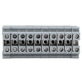 thumbnail image 3 of Bloques de terminales de carril DIN, 50 piezas Terminal tipo tornillo Bloque de terminales de cobre Terminal de montaje en carril DIN Rendimiento probado, 3 of 8